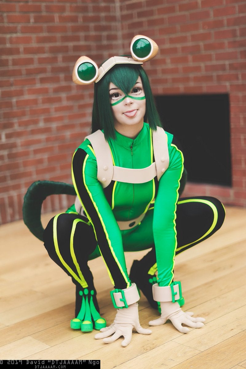 My Hero Academia cosplayers take on All Might Deku Froppy and